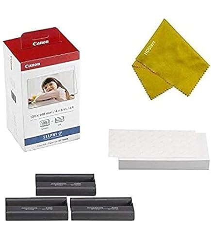 Canon RP-108 IN Color Ink Paper Set 3115B006 AA : Amazon.in